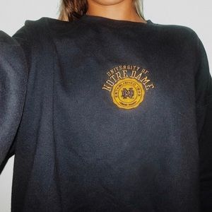 champion notre dame college sweatshirt